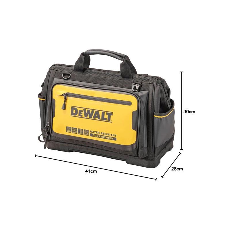 Dewalt Pro 16 Inch Open Mouth Tool Bag 19 Pockets Storage Bag Max Capacity 25 Kgs Yellow/Black Secondary image