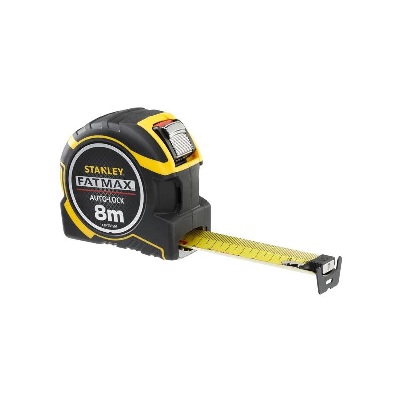 Stanley FatMax Autolock 8m Tape Measure Metric Yellow/Black Main image