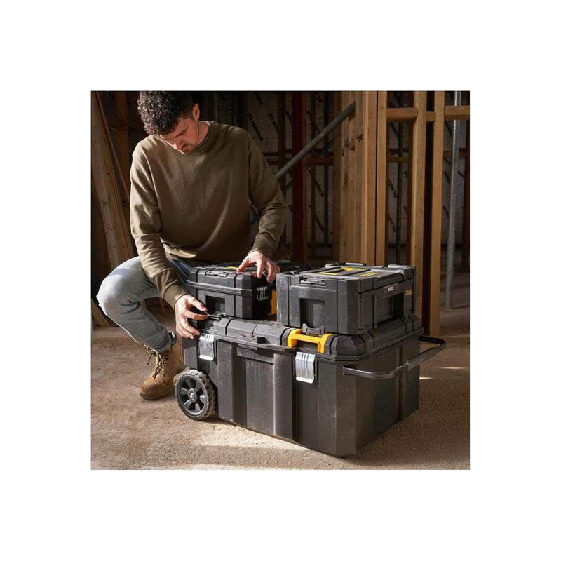 Stanley FatMax PRO-STACK Quick Access Job Chest Tool Organiser Boxes Storing Large Power Tools Black/Yellow