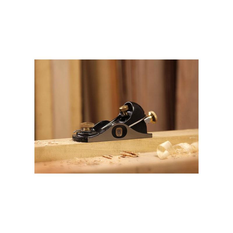 Spear & Jackson 6 1/2 Inch Carpenters Block Plane Cast Iron Beige/Black