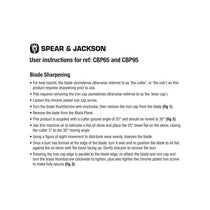 Spear & Jackson 6 1/2 Inch Carpenters Block Plane Cast Iron Beige/Black