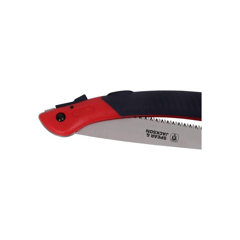 Spear & Jackson Razorsharp Pruning Saw Large Folding 12 Inch Carbon Steel Multicolour