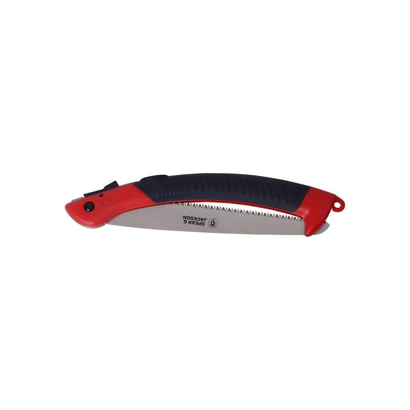 Spear & Jackson Razorsharp Pruning Saw Large Folding 12 Inch Carbon Steel Multicolour