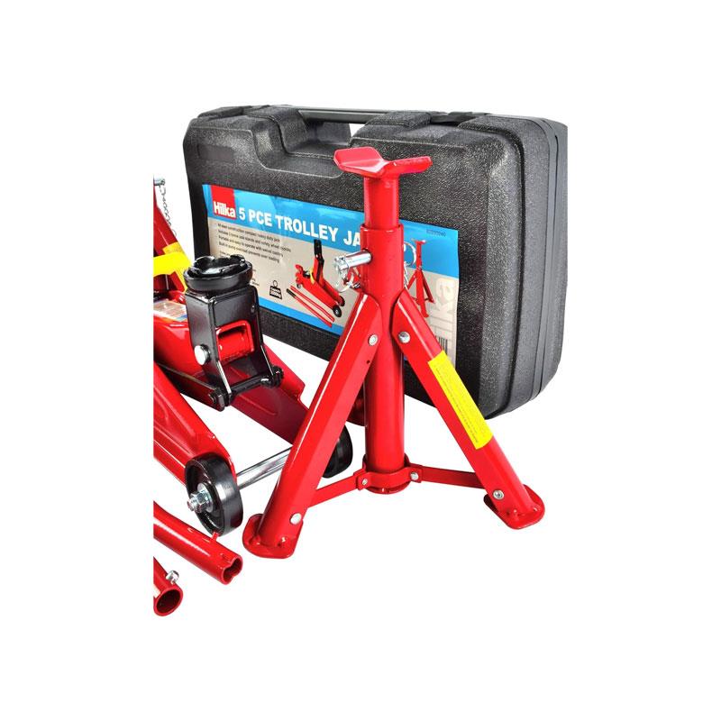 Hilka Tools 2 Tonne Trolley Jack Kit In Case