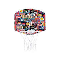 Wilson NBA Team Retro Mini Basketball Hoop Multicolour