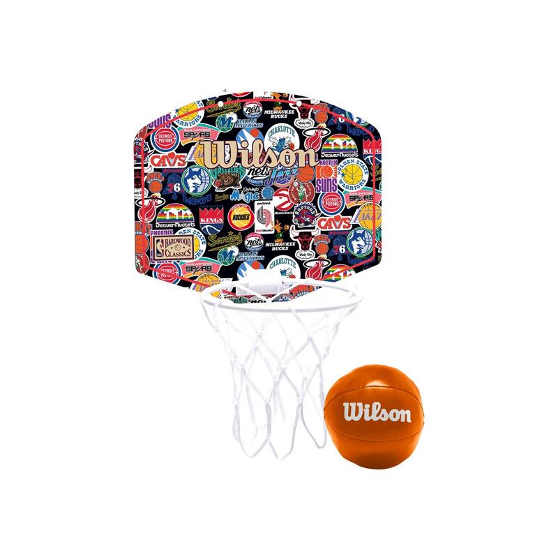 Wilson NBA Team Retro Mini Basketball Hoop Multicolour Secondary image