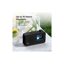 i-box Melody DAB/DAB+/FM Digital Radio With 2.4 Inch TFT Colour Display Up To 10 Hours Playtime 3W Stereo Speaker 1200mAh Battery Black