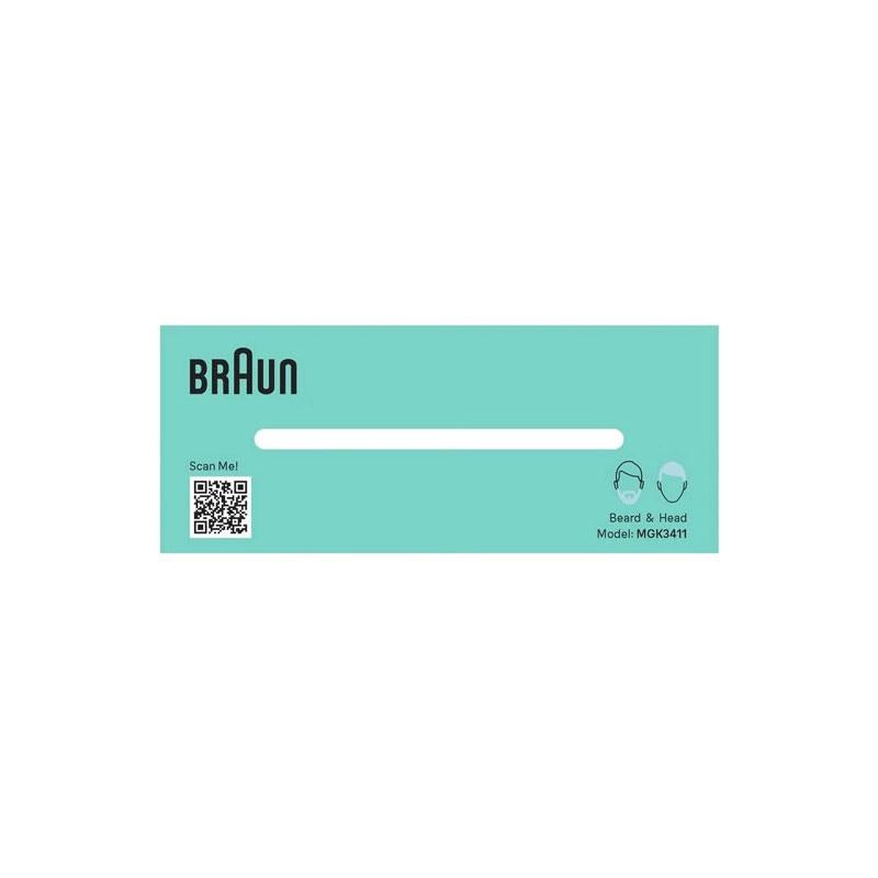 Braun Series 3 6-In-1 All-In-One Style Kit Beard Trimmer Hair Clippers And Face Grooming Kit 50min Runtime Black/Green