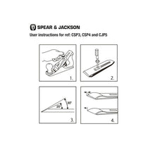 Spear & Jackson Carpenters No.4 Smoothing Plane Silver/Black