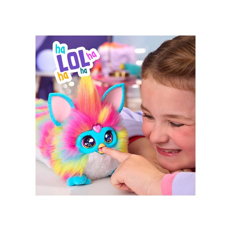 Furby DJ Furby Rainbow Interactive Plush Toy Music Lights & Games 5 Modes 1000+ Play Combos Speaks English & Furbish Toys