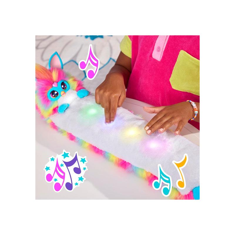 Furby DJ Furby Rainbow Interactive Plush Toy Music Lights & Games 5 Modes 1000+ Play Combos Speaks English & Furbish Toys