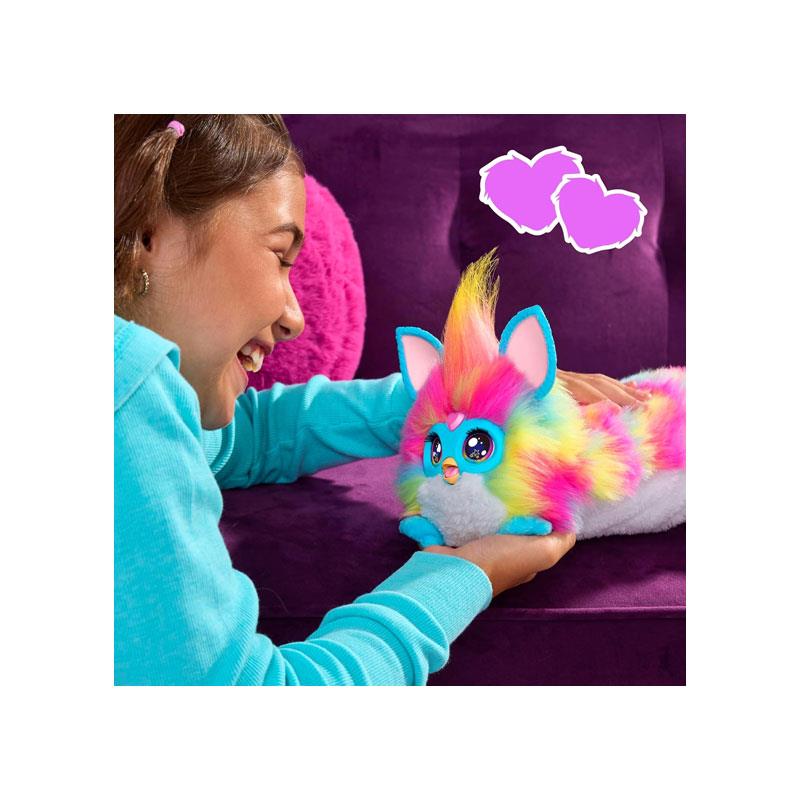 Furby DJ Furby Rainbow Interactive Plush Toy Music Lights & Games 5 Modes 1000+ Play Combos Speaks English & Furbish Toys