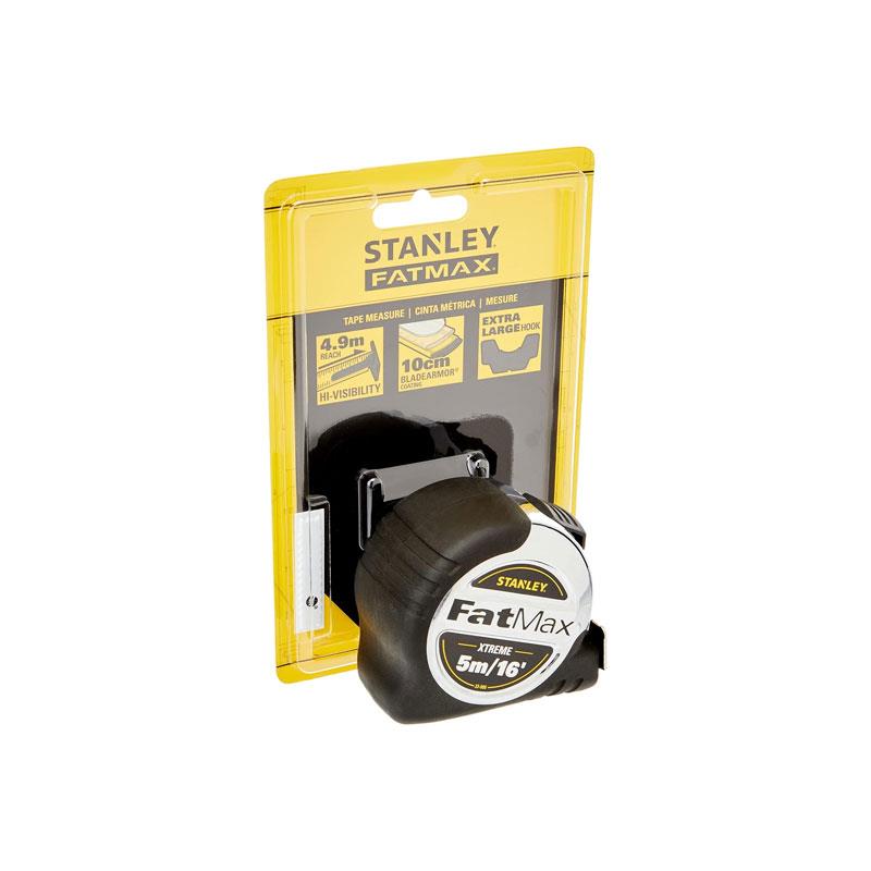 Stanley FatMax Pro Pocket Tape Measure 5m/16ft Silver/Black Main image