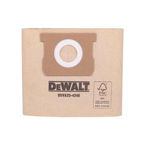 Dewalt DXVA25-4240 Dust Bags For DXV15T Wet/Dry Vacuum Cleaner Pack of 3 Beige