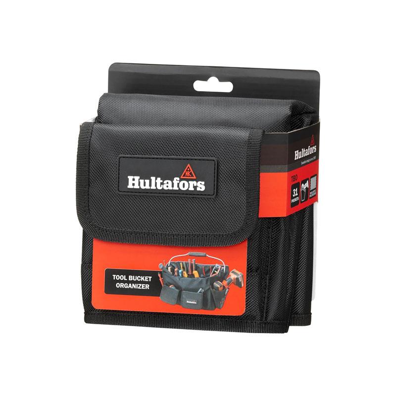 Hultafors Tool Bucket Organiser With 31 Pockets Robust Material With 1680 Denier For Organising And Storing Tools Black/Red Main image