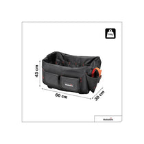 Hultafors Tool Bucket Organiser With 31 Pockets Robust Material With 1680 Denier For Organising And Storing Tools Black/Red