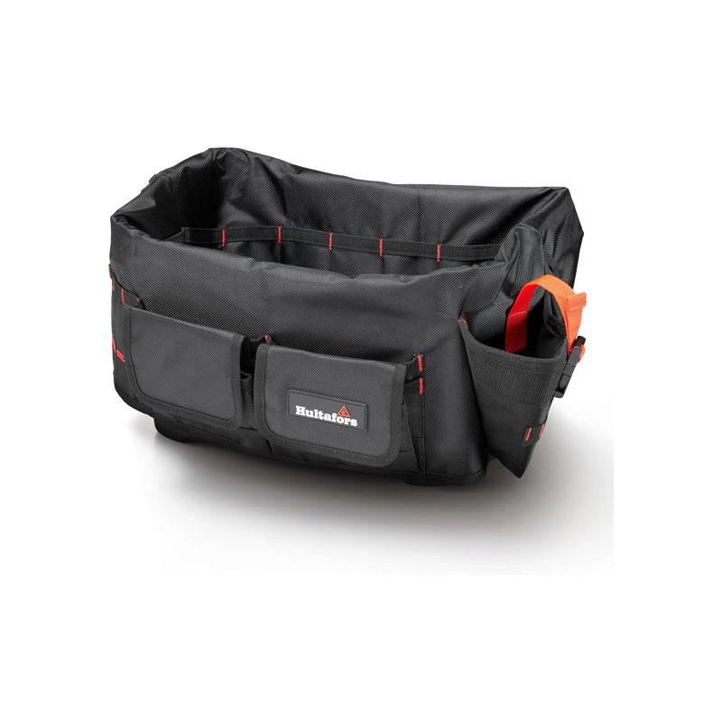 Hultafors Tool Bucket Organiser With 31 Pockets Robust Material With 1680 Denier For Organising And Storing Tools Black/Red