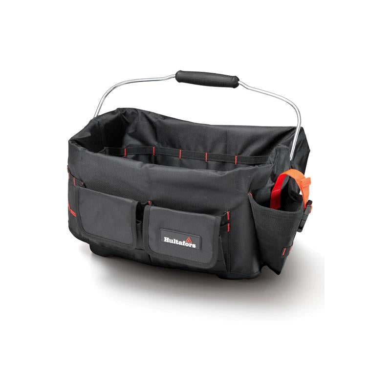 Hultafors Tool Bucket Organiser With 31 Pockets Robust Material With 1680 Denier For Organising And Storing Tools Black/Red