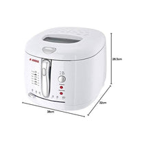 Judge Deep Fryer Adjustable Thermostat With Non-Stick Interior 1500W 2.25 Litre White