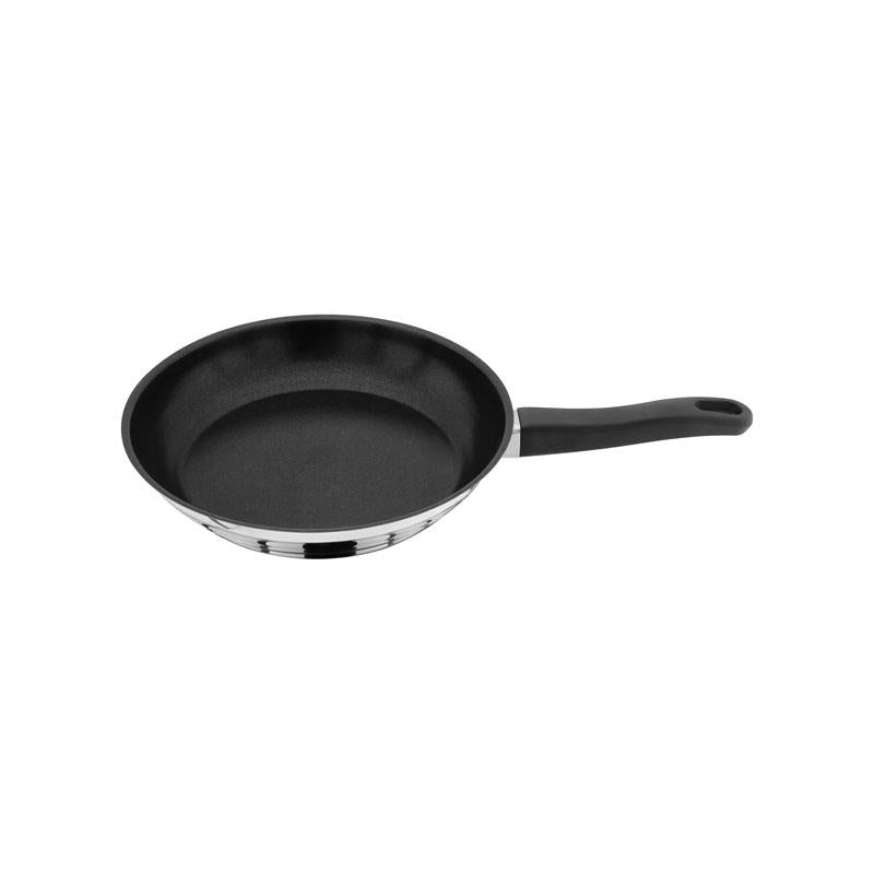 Judge Essentials Frying Pan 30cm Non-Stick Stainless Steel Silver