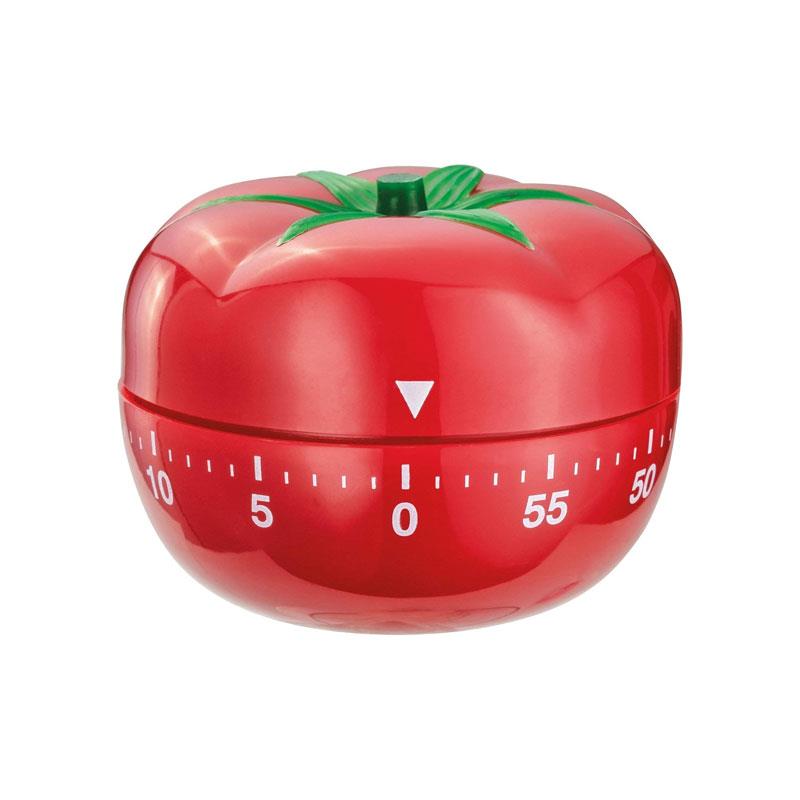 Judge Tomato Kitchen Timer 60 Minute Wind Up Cooking Timer Red