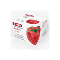 Judge Tomato Kitchen Timer 60 Minute Wind Up Cooking Timer Red