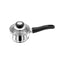 Judge Vista Saucepan 12cm/500ml Small Stainless Steel Shatterproof Vented Glass Lid Silver
