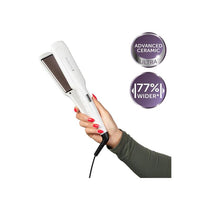 Remington Pro-Ceramic Extra Wide Plate Hair Straightener 45mm Floating Plates 15 Second Heat 9 Settings 150-230°C White