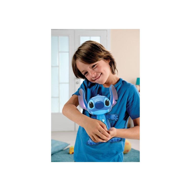 Lexibook Bilingual Disney Stitch Robot Interactive Toy With Remote Controlled Reacts To Touch Programmable Two Speed Age 5+ Blue