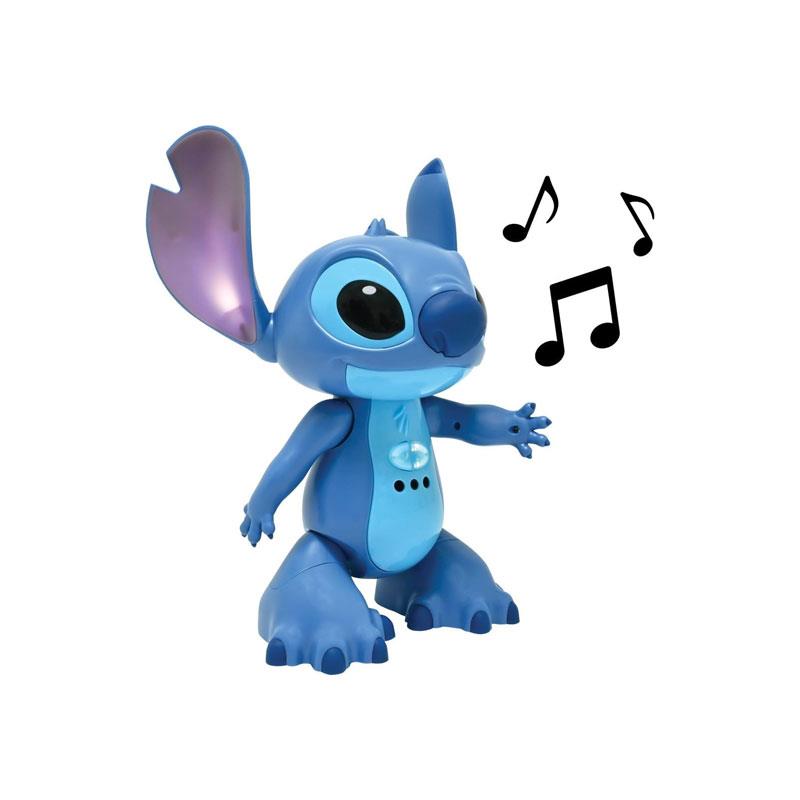 Lexibook Bilingual Disney Stitch Robot Interactive Toy With Remote Controlled Reacts To Touch Programmable Two Speed Age 5+ Blue