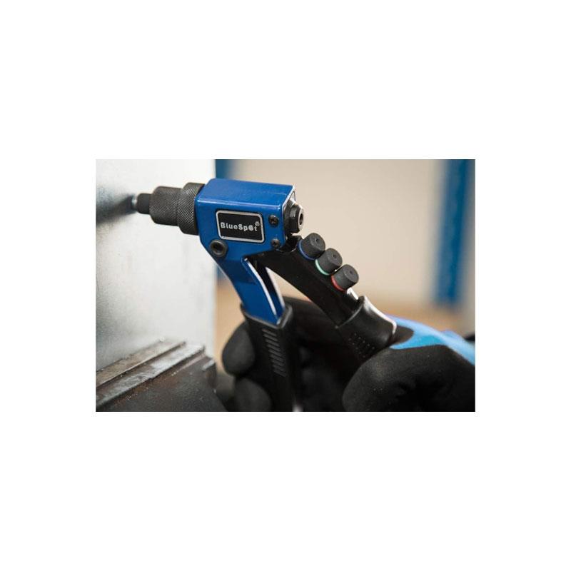 Blue Spot Tools Compact Heavy Duty Riveter 200mm (8') Blue