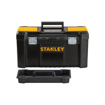 Stanley Essential Tool Box 19 Inch/50cm Durable Storage Solution Removable Tote Tray And Tools Storage Organisers Black/Yellow