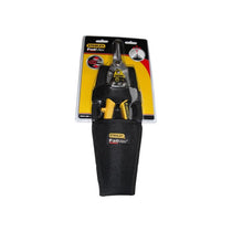 Stanley FatMax Straight Cut Aviation Snips And Holster 250mm (10In) Black/Yellow