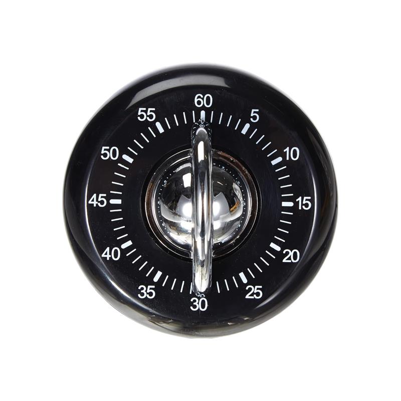 Judge Kitchen Classic Timer 60 Minute Wind Up Cooking Timer Black