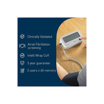 Omron M3 Comfort Upper Arm Blood Pressure Monitor Intelli Wrap Cuff Included (22-42cm) AFib Detection 3 X Measurement Function White