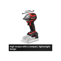 Einhell Professional TP-CW 18/260-C Li BL - Solo 18V Power X-Change Cordless Impact Wrench Without Battery Red