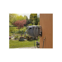 Gardena Wall-Mounted Hose Box Roll Up 30 Hose Reel Automatic Multicolour
