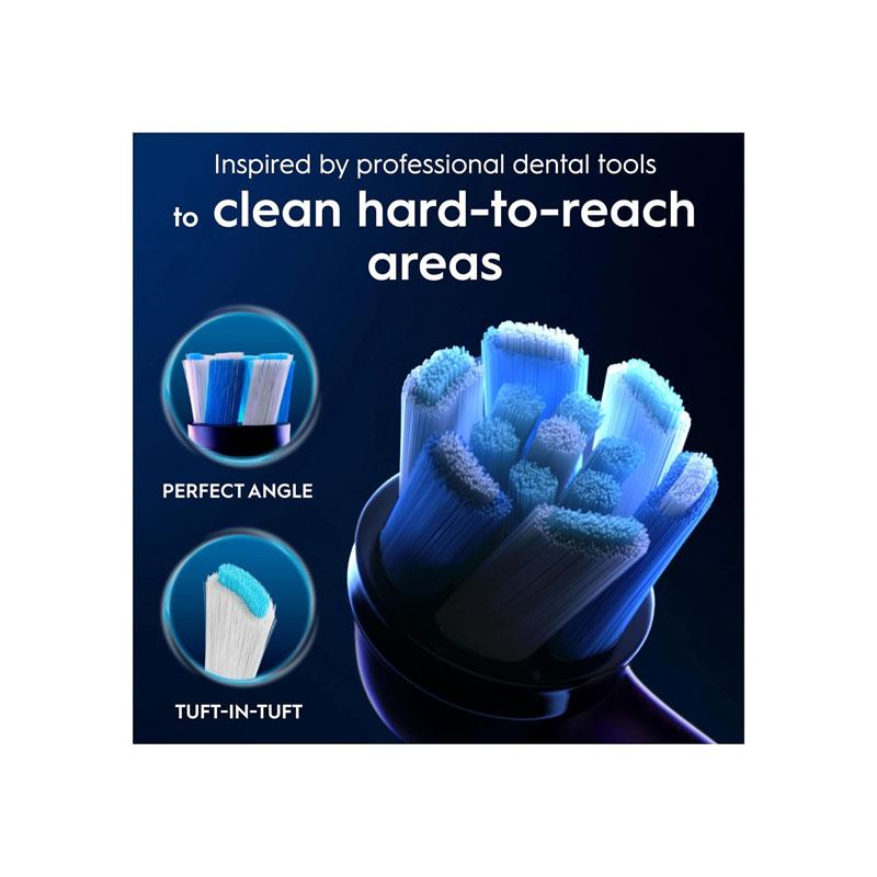 Oral-B Ultimate Clean Replacement Brush Heads 8 Pack Black