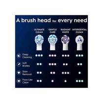 Oral-B Ultimate Clean Replacement Brush Heads 8 Pack White
