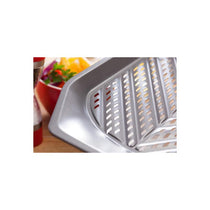 Judge Non-Stick Square Chip Tray With Perforated Base Carbon Steel 35 x 30 x 2cm Silver
