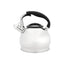 Judge Stove Top Whistling Kettle Stainless Steel With Heat Resistant Handle Non-Drip Spout 2.2 Litre Silver