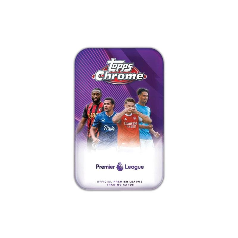 Topps Chrome 2026 Premier League Tin Trading Card