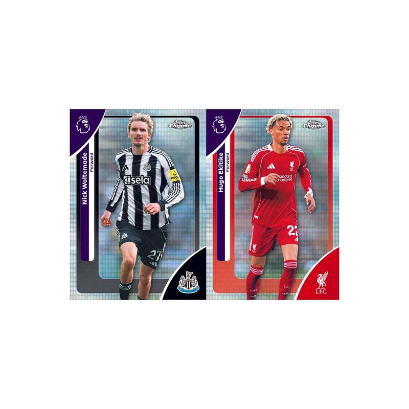 Topps Chrome 2026 Premier League Tin Trading Card