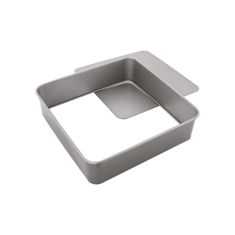 Judge 12Inch/30cm Square Cake Tin And Loose Base Non-Stick Carbon Steel Grey Main image