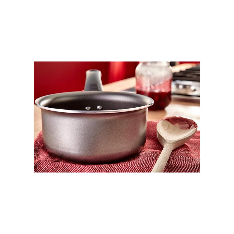 Judge Everyday 14cm 800ml Non-Stick Milk Pan With Pouring Lip & Stay-Cool Handle Aluminium Pewter Finish Secondary image