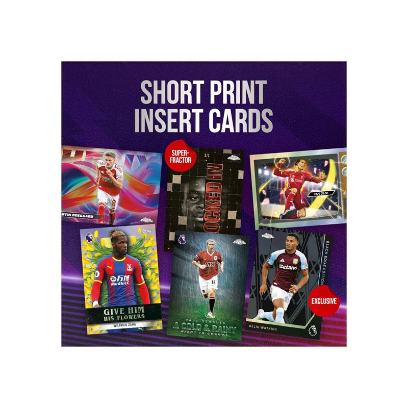 Topps Chrome 2026 Premier League Soccer Trading Cards Value Box – 28 Cards Exclusive Parallels & Inserts