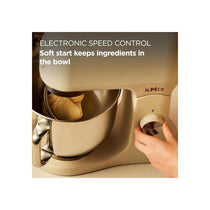 Kenwood kMix Calm Stand Mixer 1000W 5 Litre Stainless Steel Bowl Variable Speed Control 3-Piece Patisserie Set And Splash Guard Cream - KMX751ACR