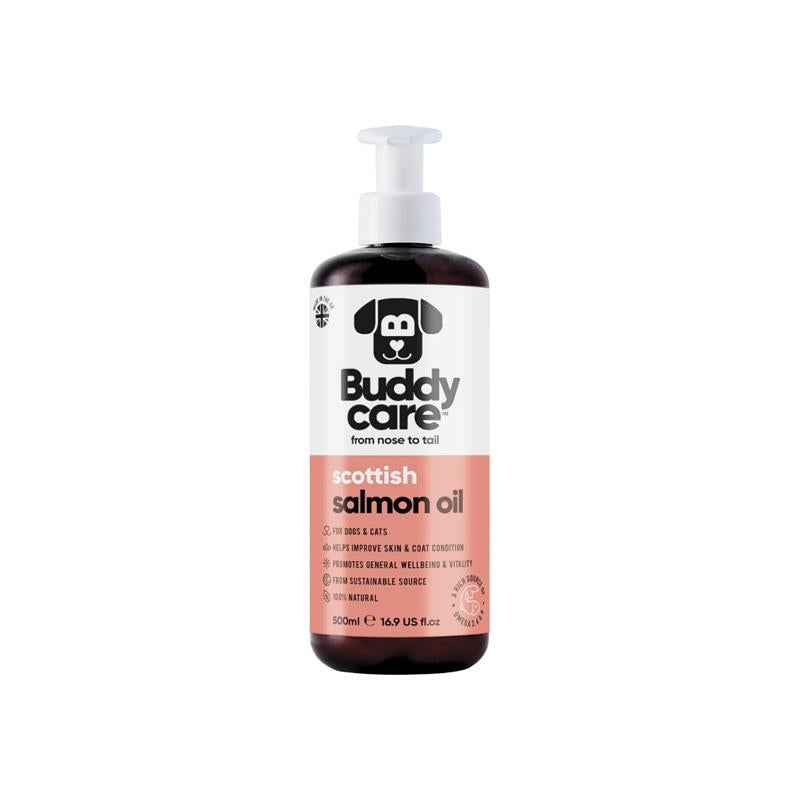 Buddycare Scottish Salmon Oil For Dogs And Cats 500ml