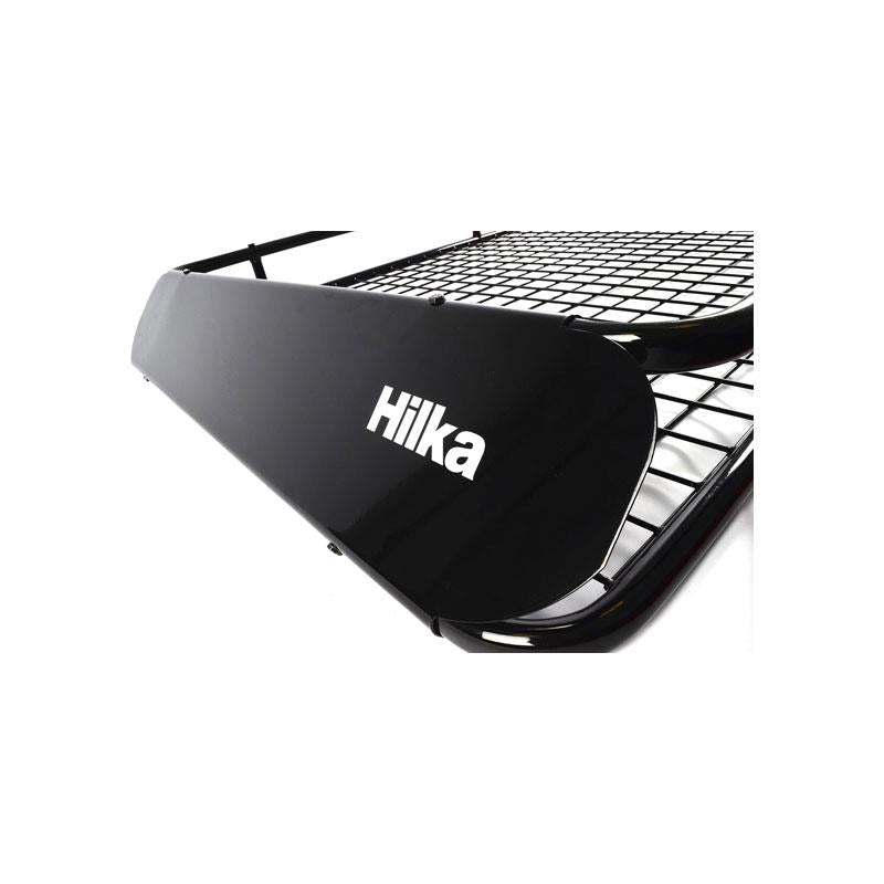 Hilka Tools Cargo Roof Tray With Wind Deflector Carries Up To 65kg Black