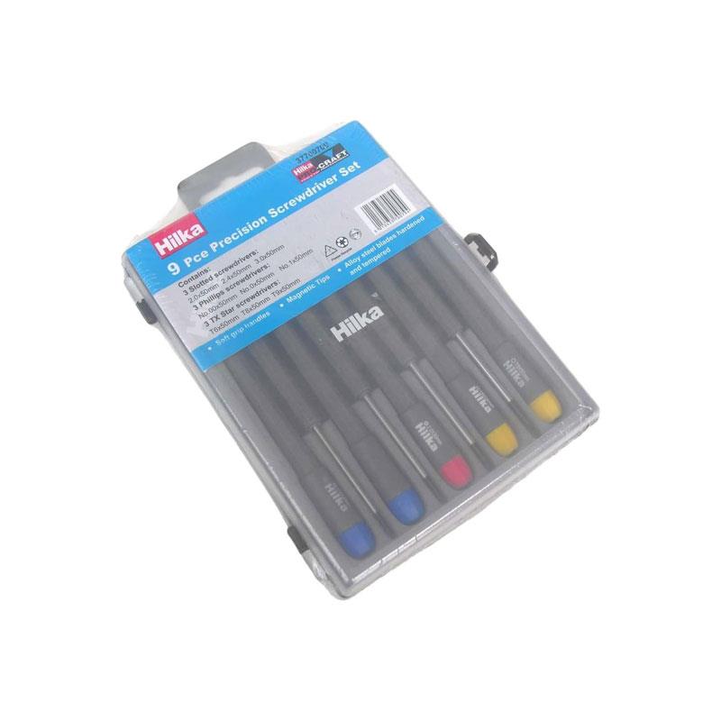 Hilka Tools Pro Craft Precision Screwdriver Set 9 Piece